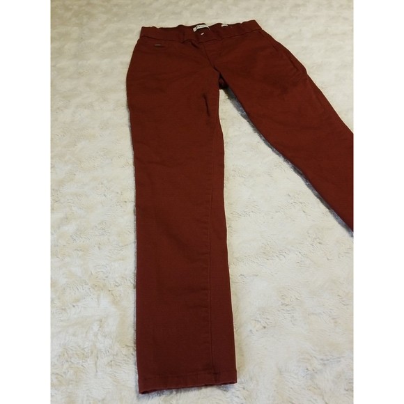 Nine West Pants Womens Size 10 Pull On Heidi Burgundy Stretch - Picture 2 of 12